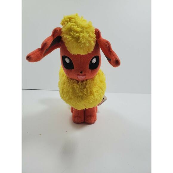 Flareon Legit B1902A Pokemon Takara Tomy Plush Stuffed 7" Toy Doll Japan - Picture 1 of 4